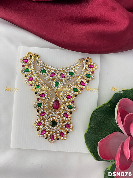 Goddess Chest Necklace DSN076 for Venkateshwara and goddess idol chest alankaram image 1