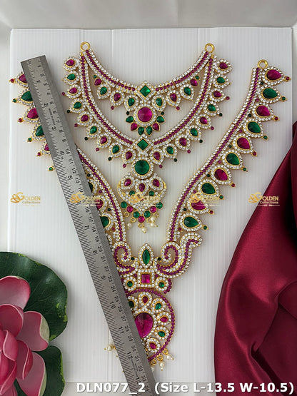 Deity Jewellery Set For Goddess Idol Shop Now Dln 077_2