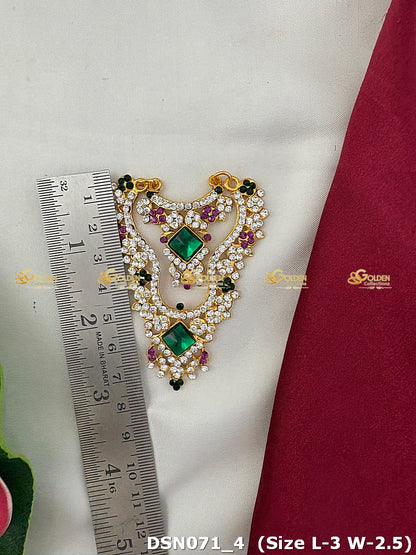 Amman / Ammavaru Chest Necklace DSN071 for Venkateshwara and goddess idol chest alankaram image 3