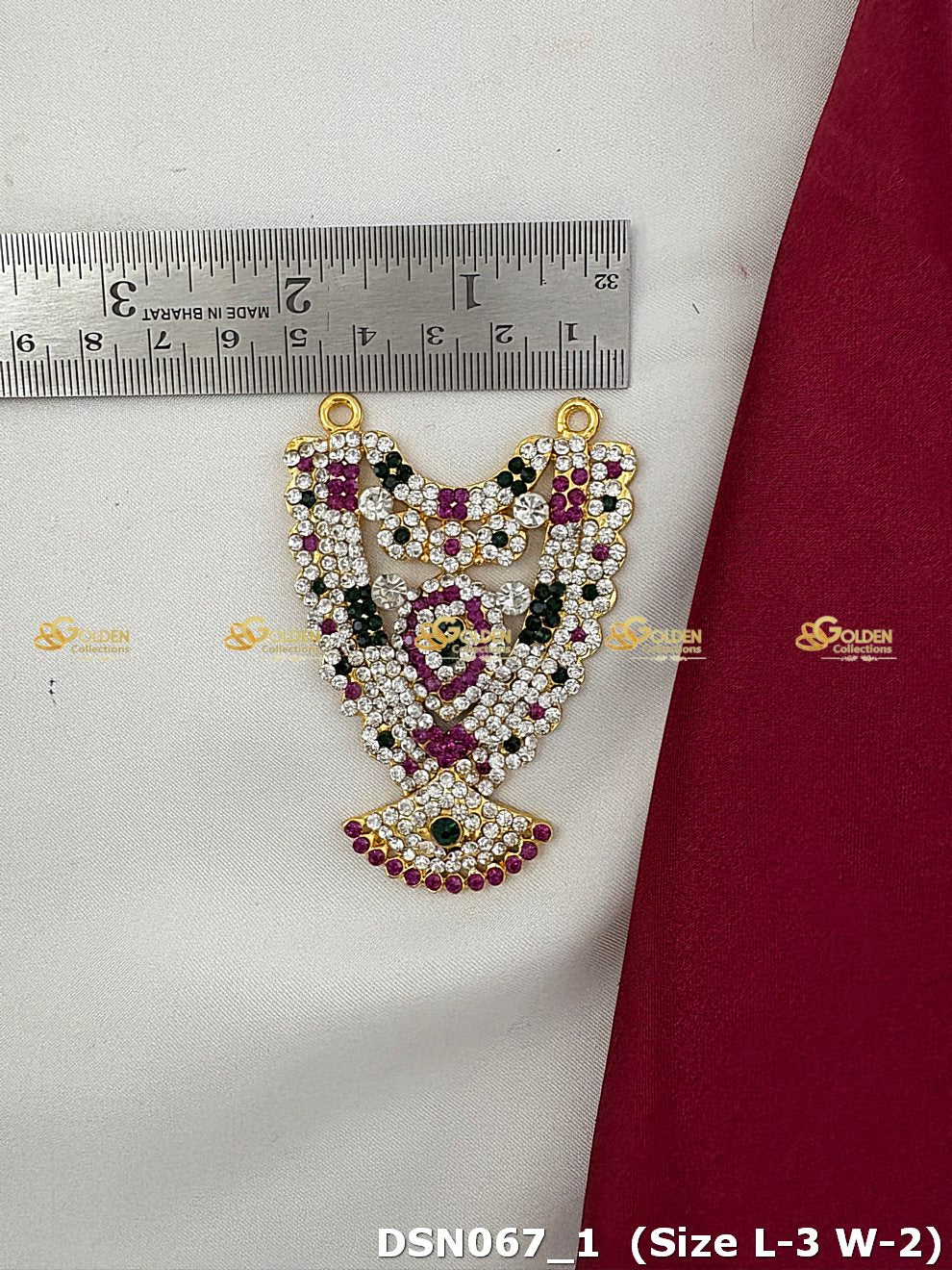 Varalakshmi Chest Necklace DSN067 for Venkateshwara and goddess idol chest alankaram image 2