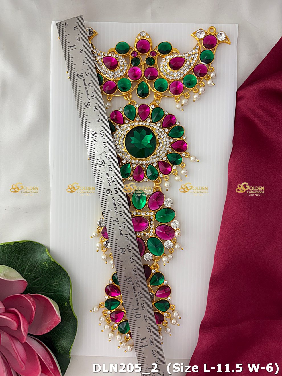 Discover Divine Long Haram Necklace Designs Goldencollections_2