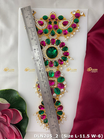 Discover Divine Long Haram Necklace Designs Goldencollections_2