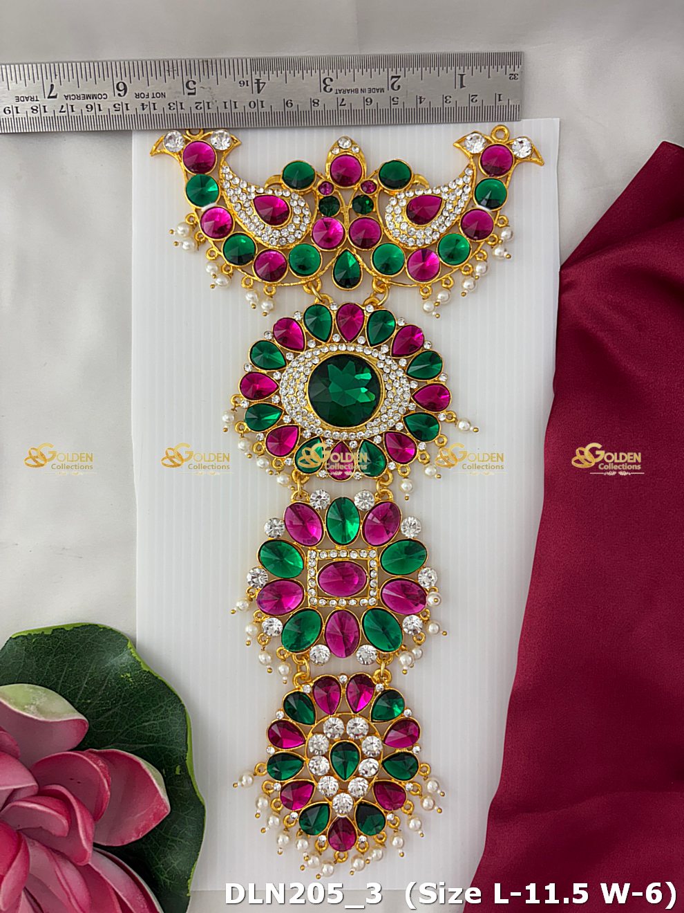 Discover Divine Long Haram Necklace Designs Goldencollections_3