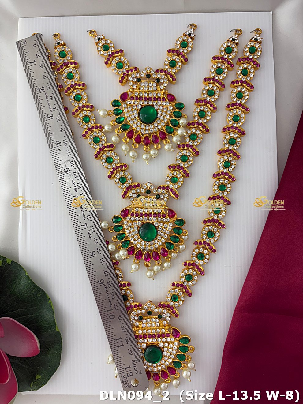Goddess 3 Step Long Haram Set DLN094 deity long haram image 2