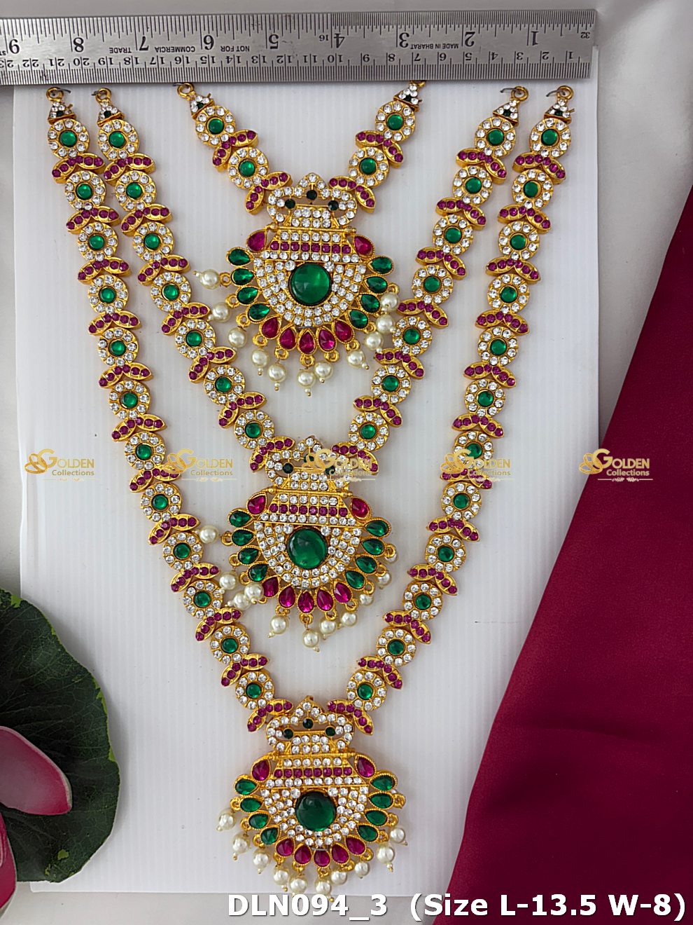 Goddess 3 Step Long Haram Set DLN094 deity long haram image 3