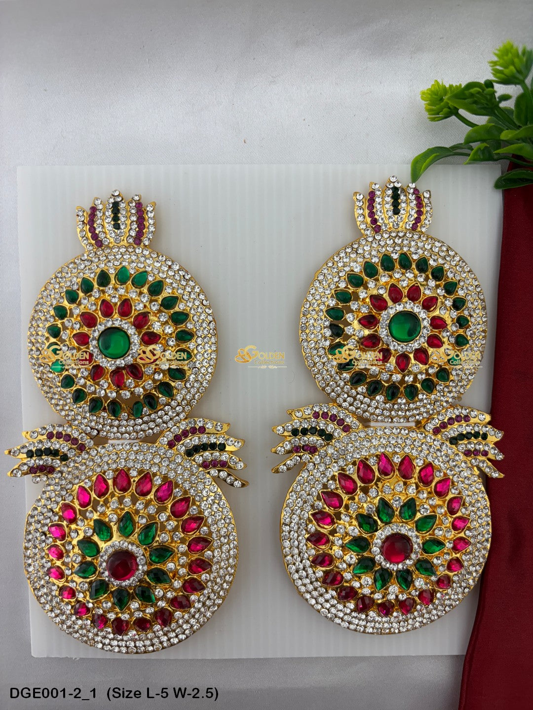 Goddess Karna Pathakam Earrings DGE001 deity earrings image 7