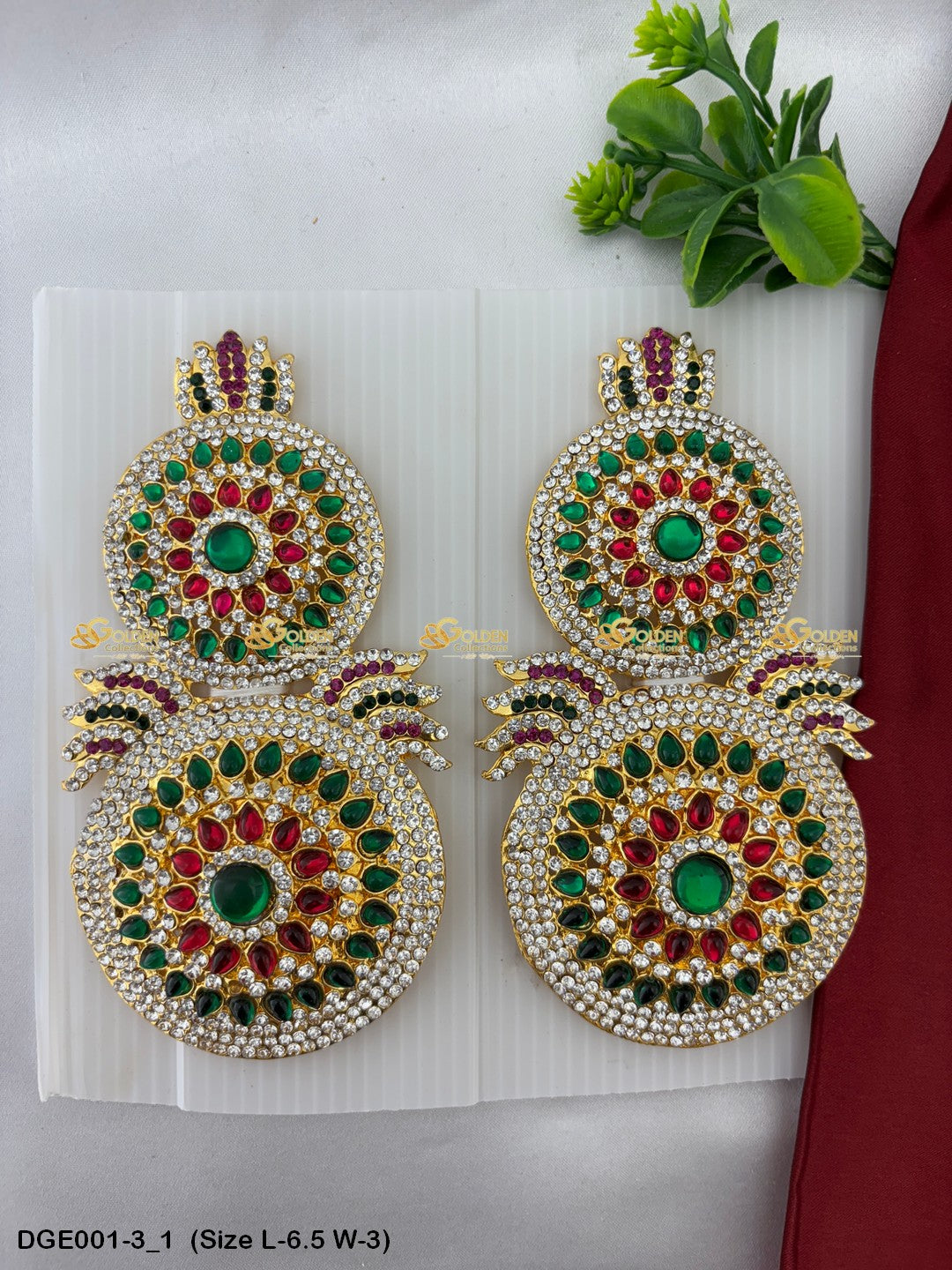 Goddess Karna Pathakam Earrings DGE001 deity earrings image 10