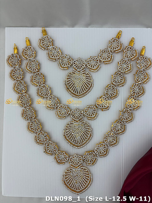 Deity White 3 Step Long Haram DLN098 deity long haram image 1