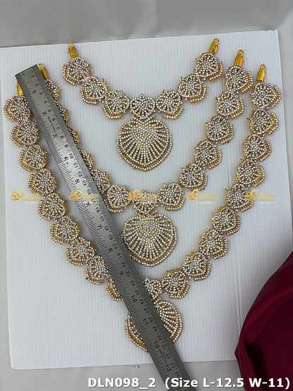 Divine Radiance Long Necklace Goldencollections Dln 098_2