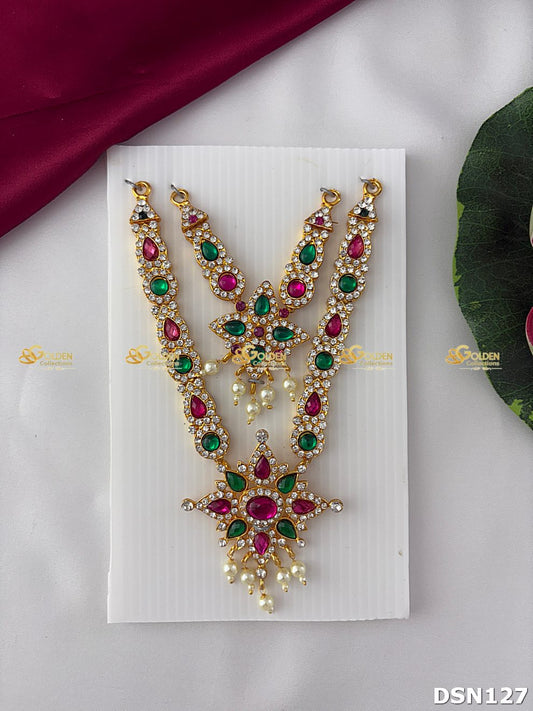 Deity 2 Step Short Necklace DSN127 deity short necklace image 1