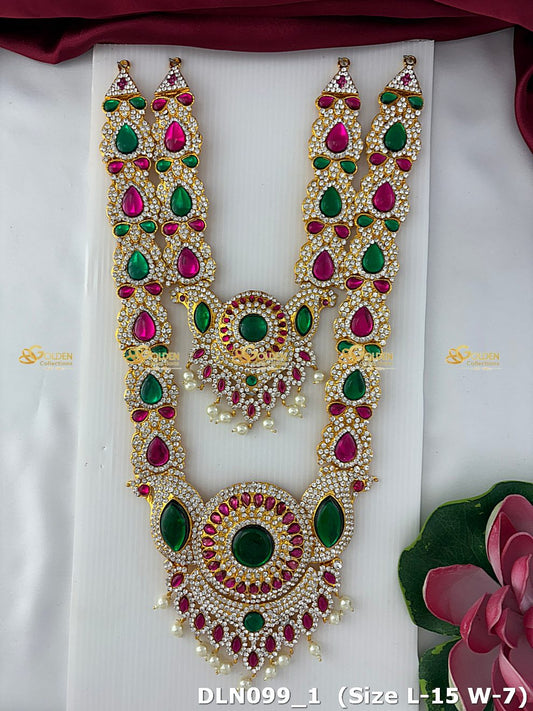 Elegant Temple Deity Necklace Dln 099_1