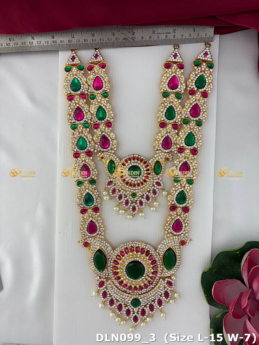 Elegant Temple Deity Necklace Dln 099_2