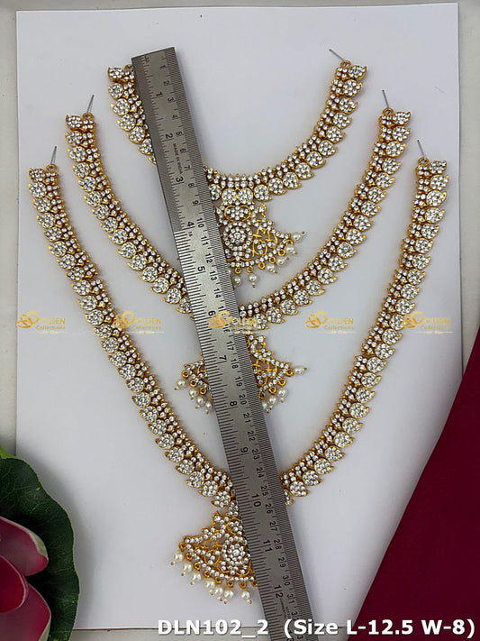 Emerald Elegance Long Harams With Emerald Details Dln 102_2