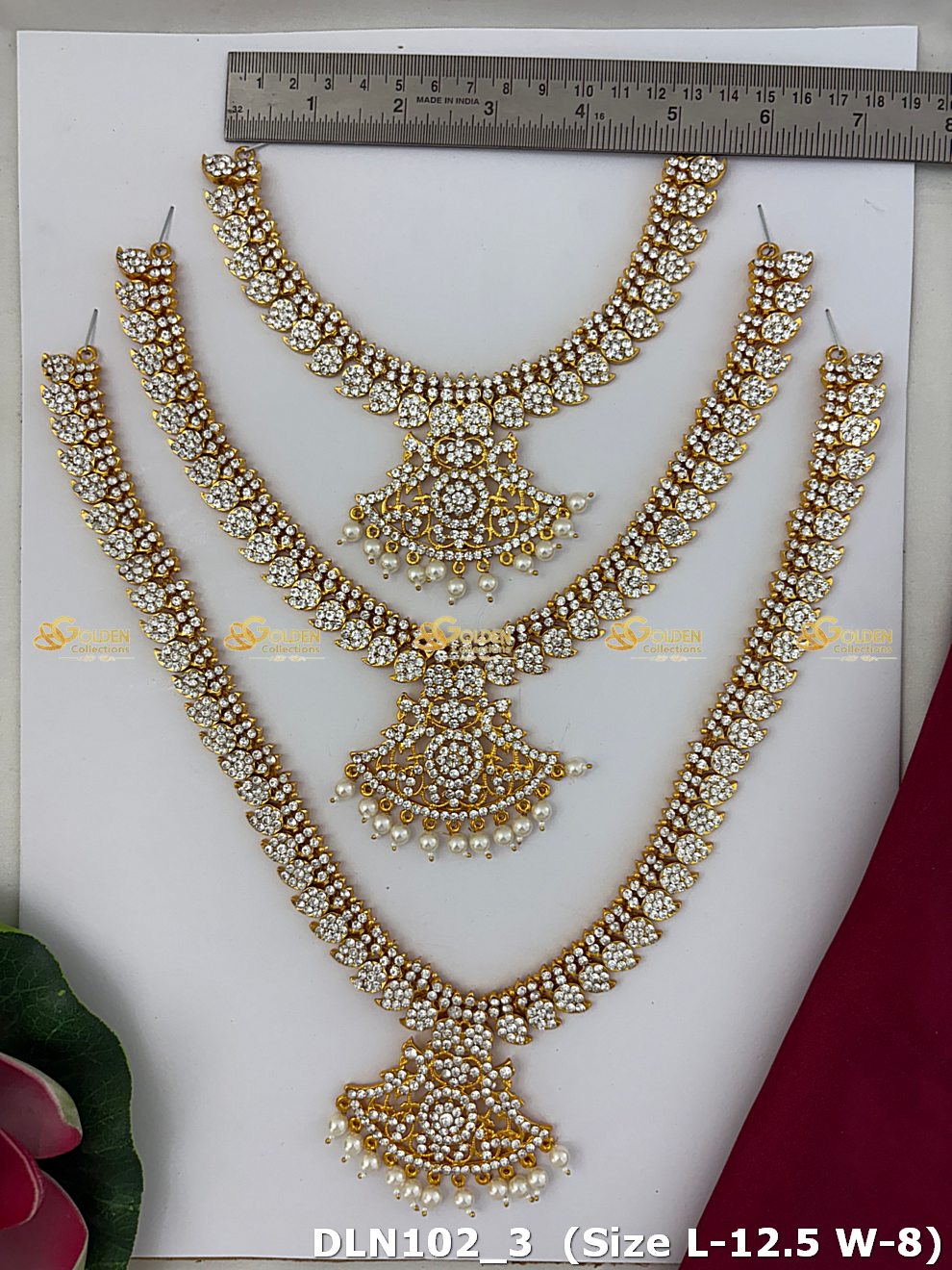 Emerald Elegance Long Harams With Emerald Details Dln 102_3