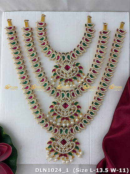 Enchanting Deity Decorative Long Necklace Goldencollections_1