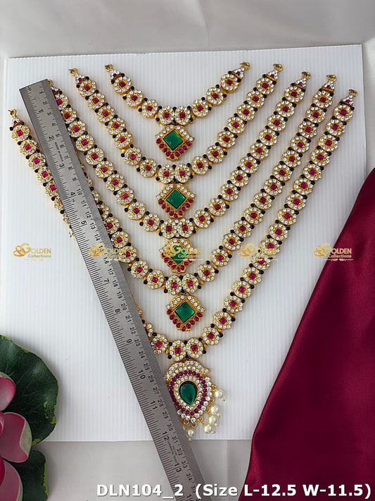 Enchanting Divine Long Haram Radiant Goddess Lakshmi Dln 104_2