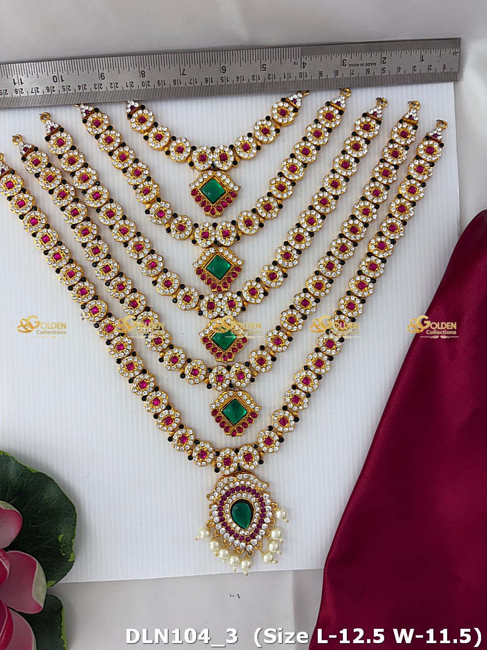 Enchanting Divine Long Haram Radiant Goddess Lakshmi Dln 104_3