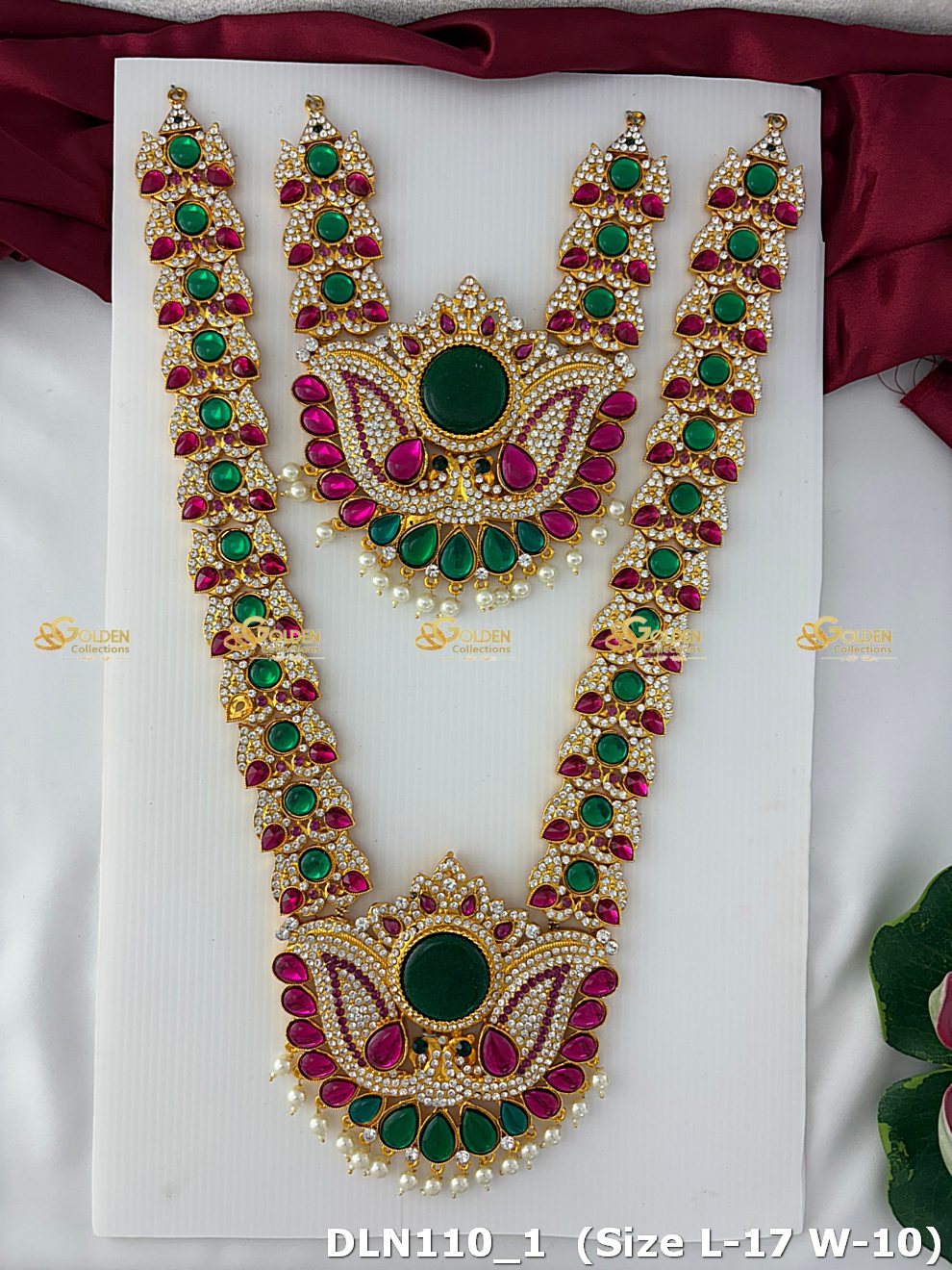 Exquisite Amman Long Necklace Dln 110_1