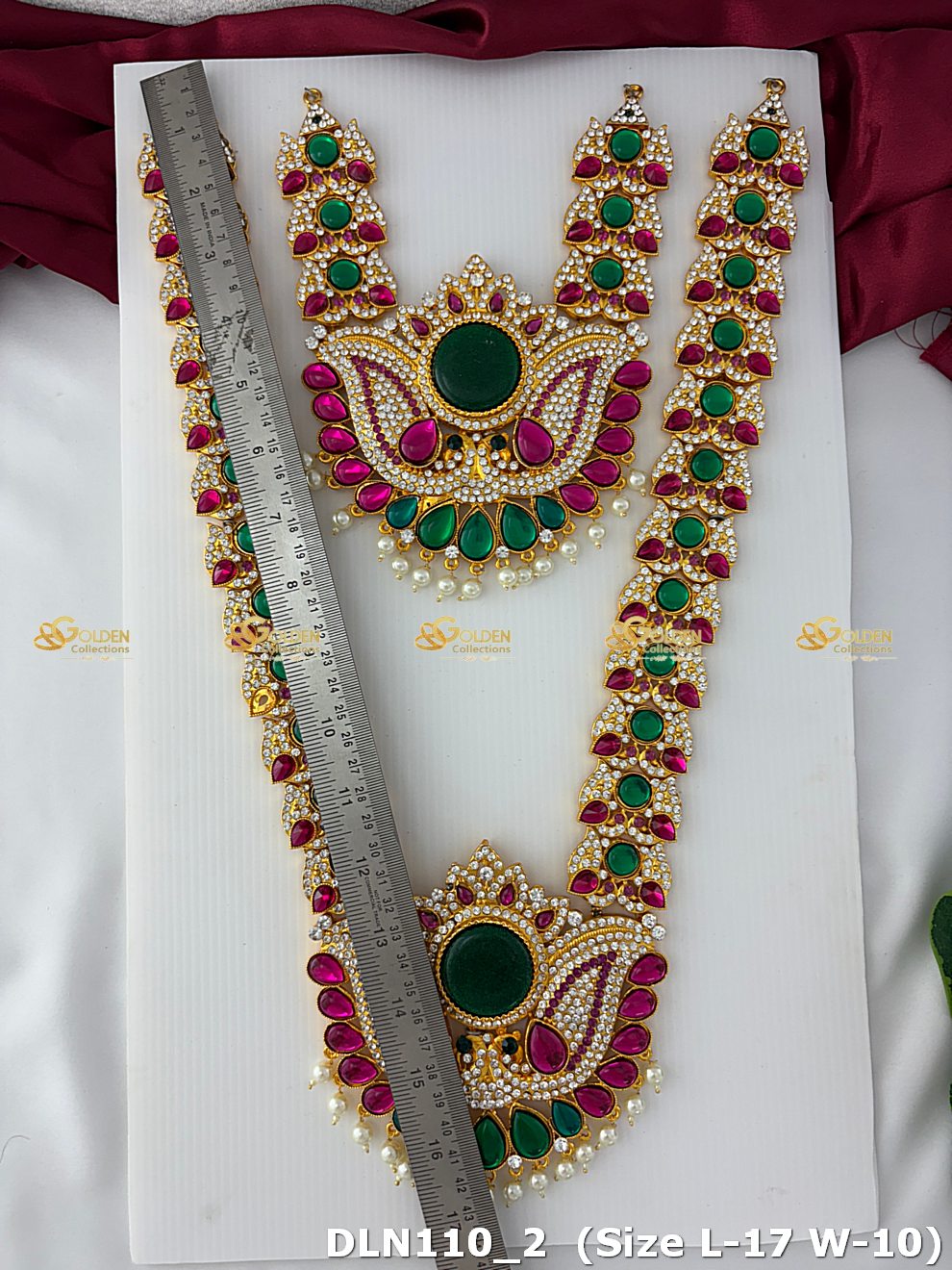 Exquisite Amman Long Necklace Dln 110_2