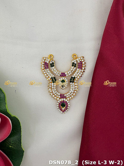 Goddess Chest Necklace DSN078 for Venkateshwara and goddess idol chest alankaram image 1