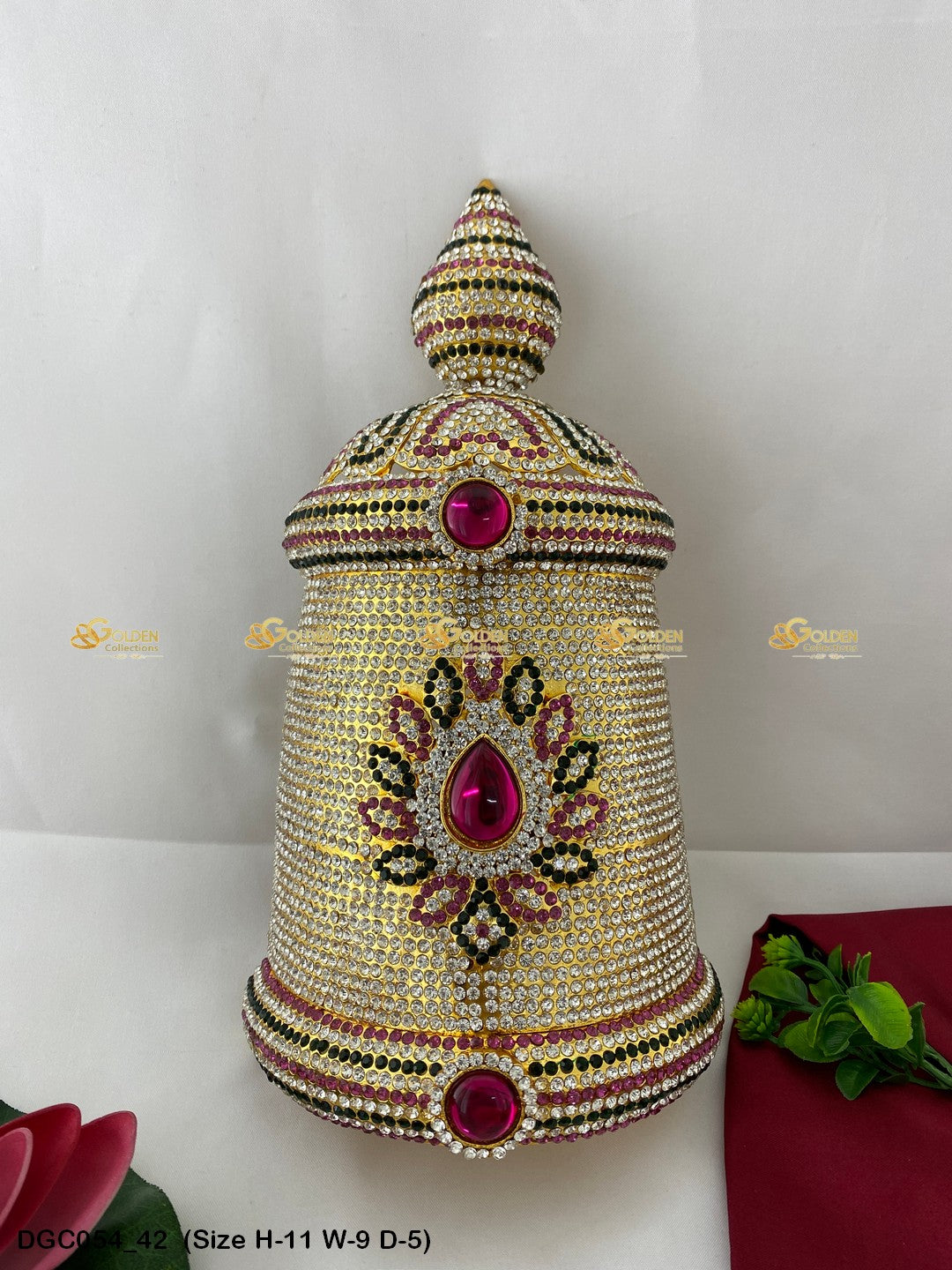 Exquisite God Goddess Crown Goldencollections Size: 11 X 9.5 X 5, Color: Multi, Style: Half Round Image 42