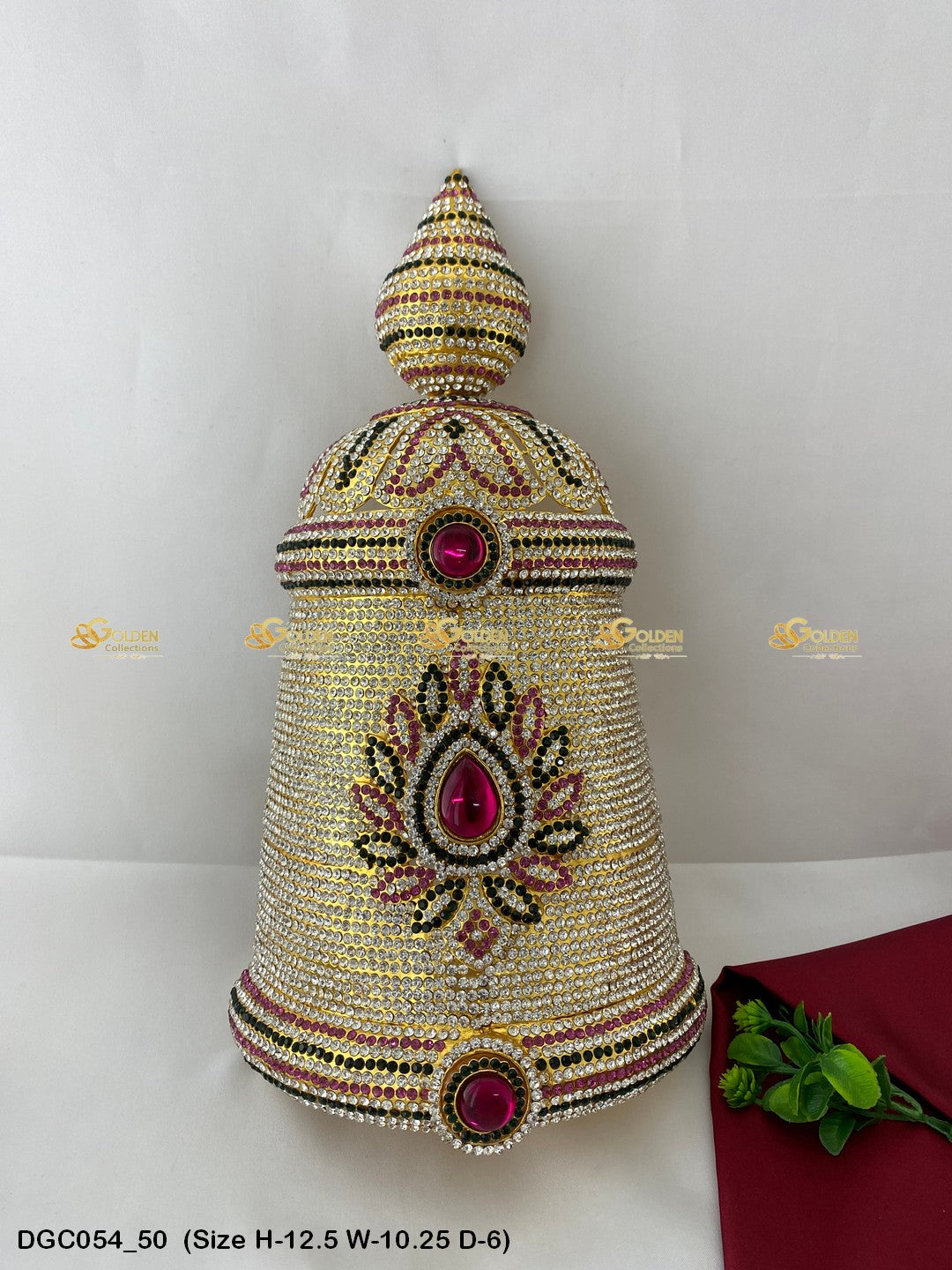 Exquisite God Goddess Crown Goldencollections Size: 12.5 X 10.5 X 6, Color: Multi, Style: Half Round Image 50