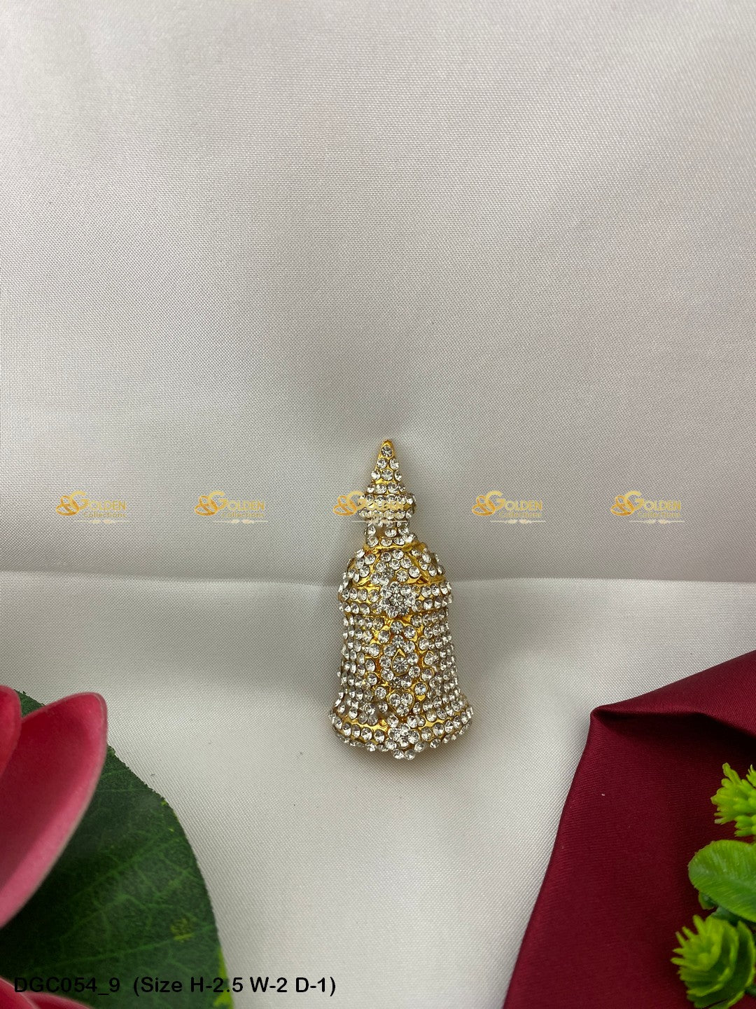 Exquisite God Goddess Crown Goldencollections Size: 2.5 X 2 X 1, Color: White, Style: Half Round Image 9