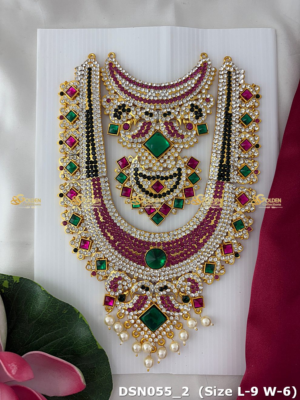 exquisite goddess pendant necklace goldencollections dsn 055_1