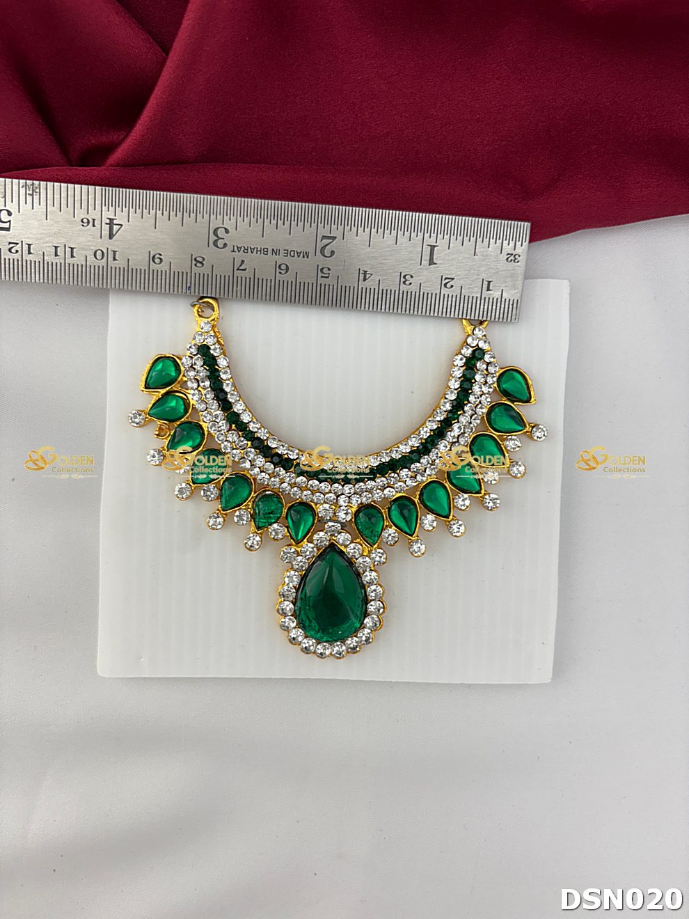 Deity Green 1 Step Short Necklace DSN020 deity short necklace image 2