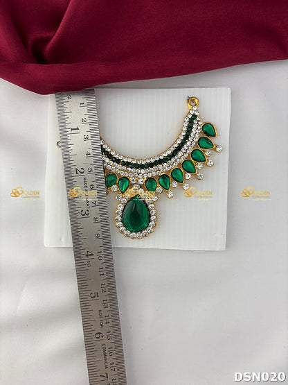 Deity Green 1 Step Short Necklace DSN020 deity short necklace image 3