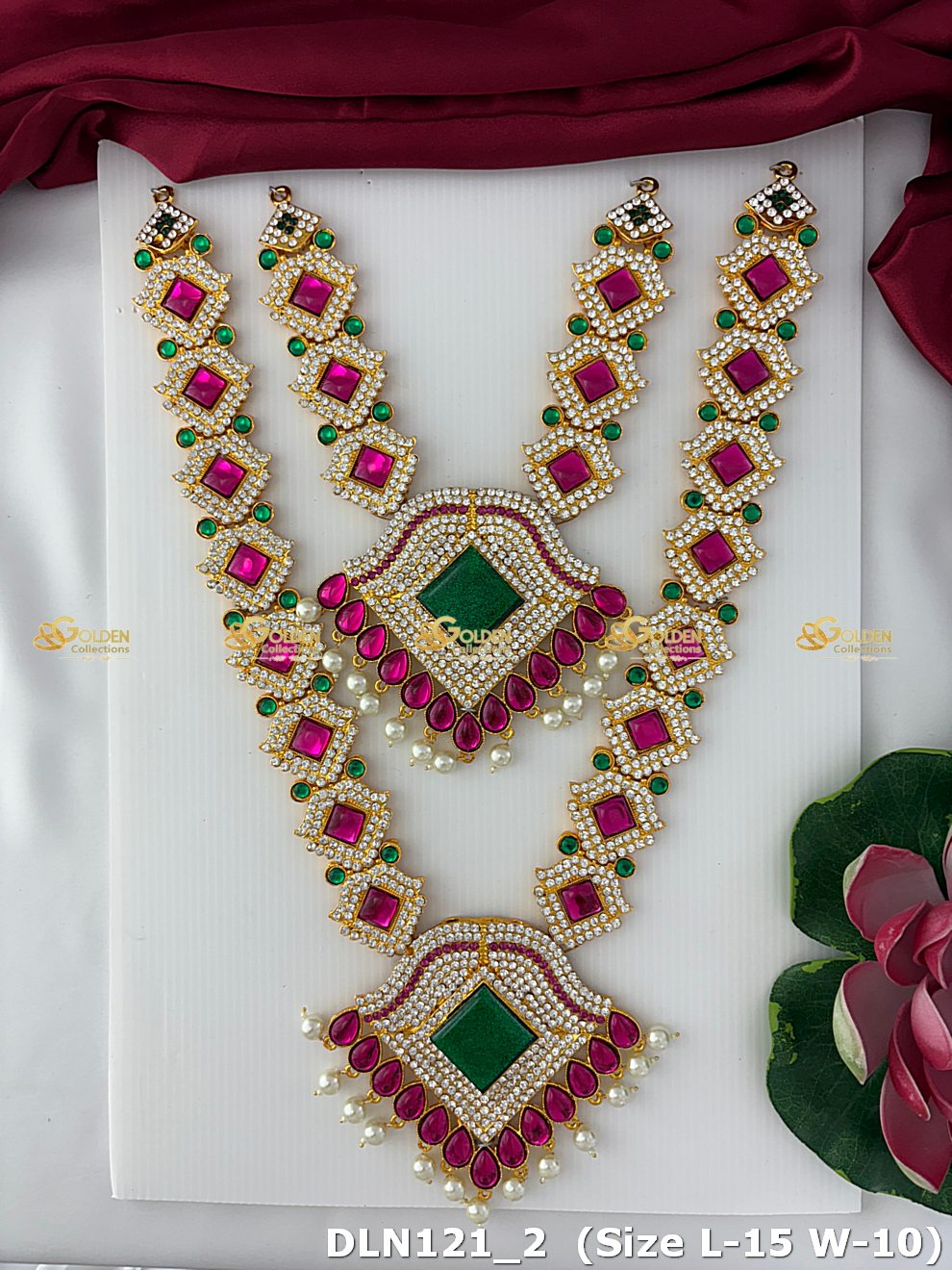 Goddess 2 Step Long Haram Set DLN121 deity long haram image 1