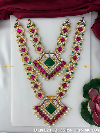 Goddess 2 Step Long Haram Set DLN121 deity long haram image 1