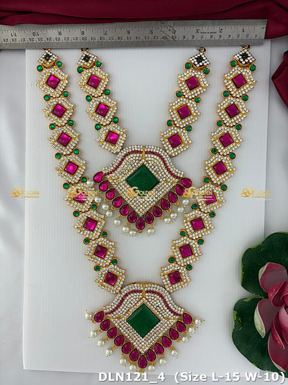 Goddess 2 Step Long Haram Set DLN121 deity long haram image 3