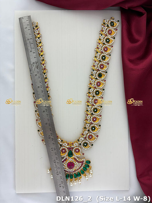Goddess Lakshmi Long Necklace For Pujas Dln 126_2