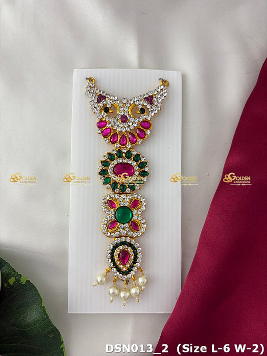 goddess lakshmi short necklace goldencollections dsn 013_1