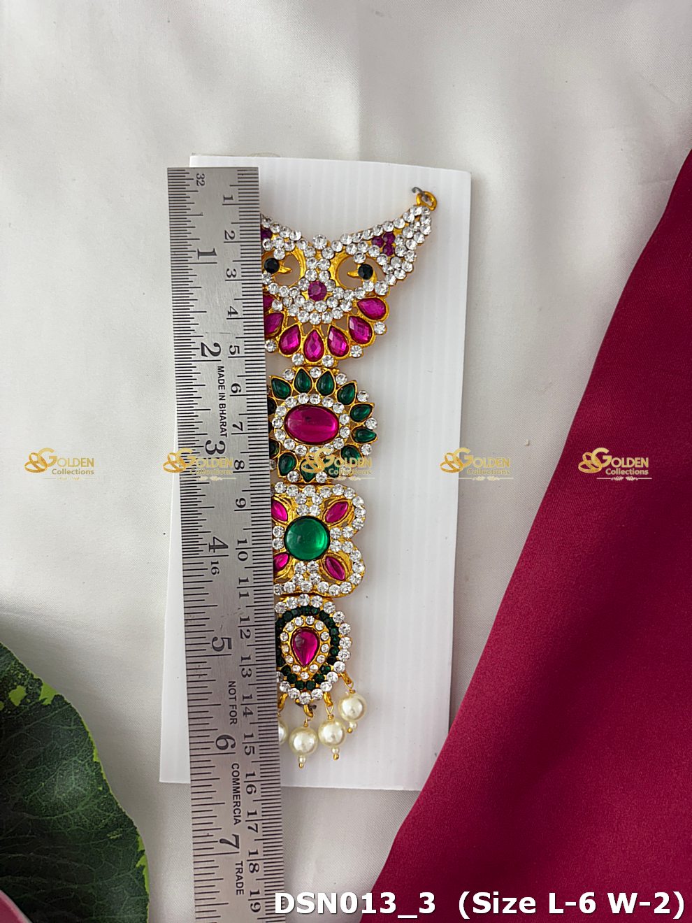 Lakshmi / Amman 1 Step Short Necklace DSN013 deity short necklace image 3