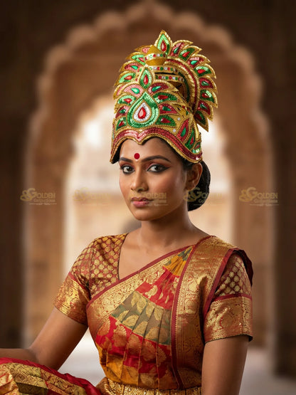 Bharatanatyam Drama Crown BDC6 drama dance crown image 2