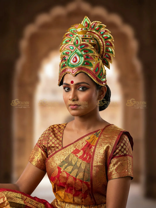Bharatanatyam Drama Crown BDC6 drama dance crown image 2