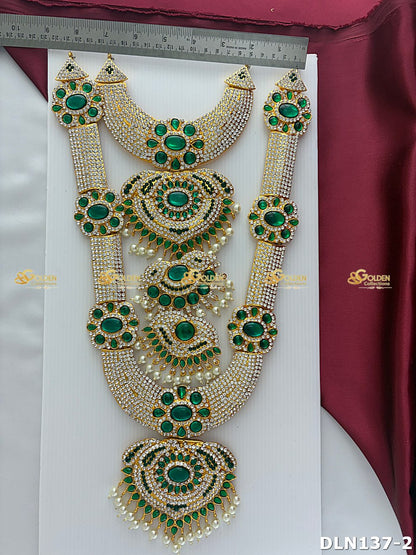 Lakshmi / Amman 2 Step Long Haram DLN137 deity long haram image 7
