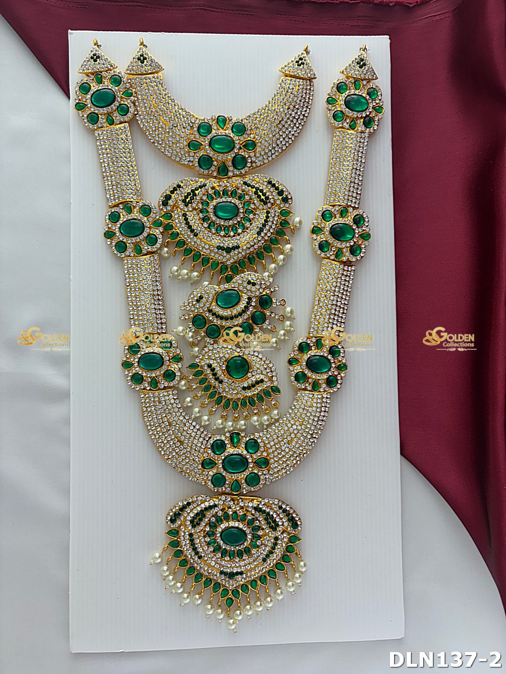 Lakshmi / Amman 2 Step Long Haram DLN137 deity long haram image 8
