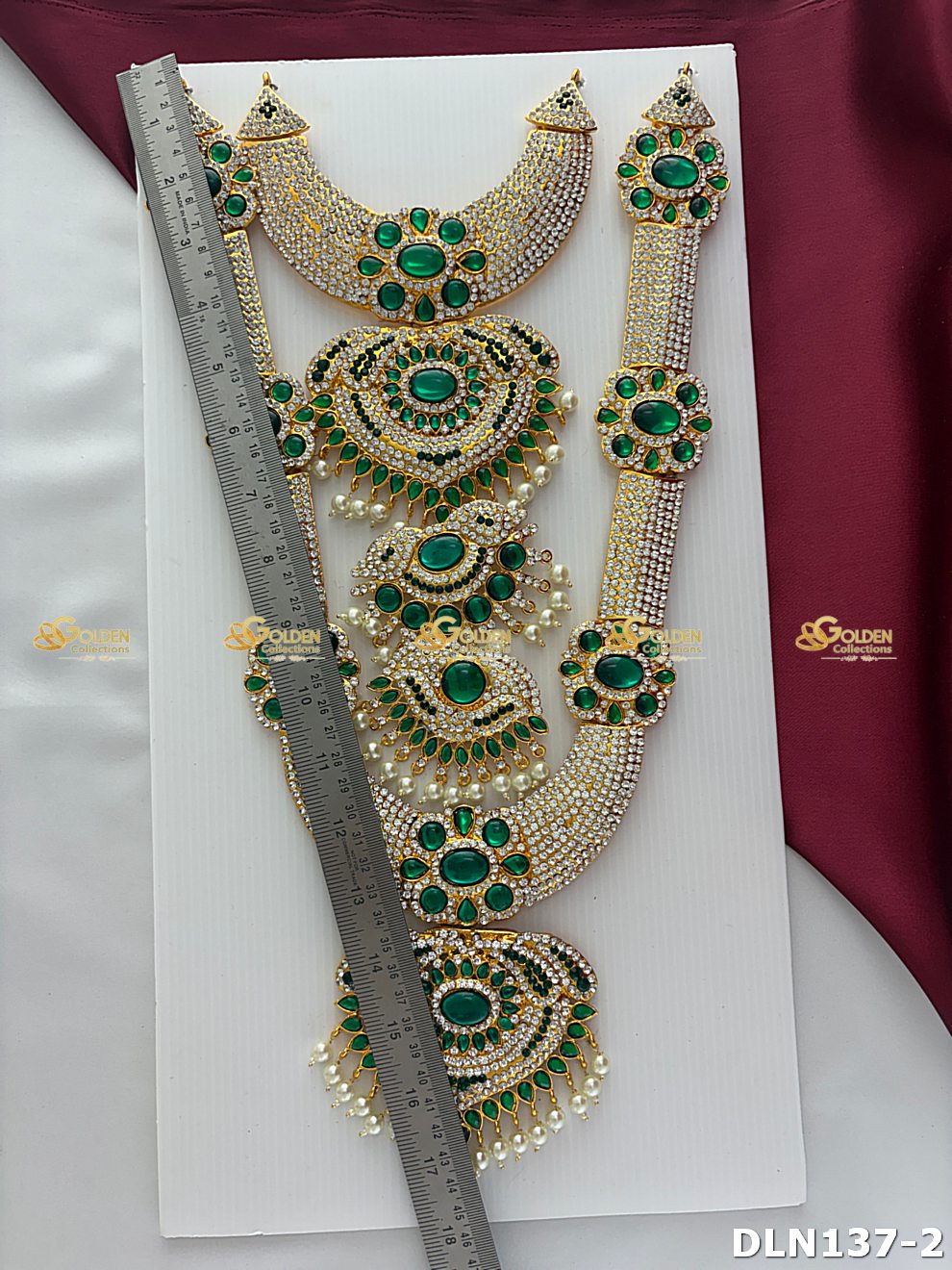 Graceful Goddess Lakshmi Long Necklace - Goldencollections
