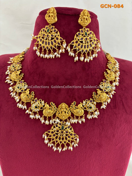 Guttapusalau Pearl Necklace : Artificial Fancy Necklace GoldenCollections 