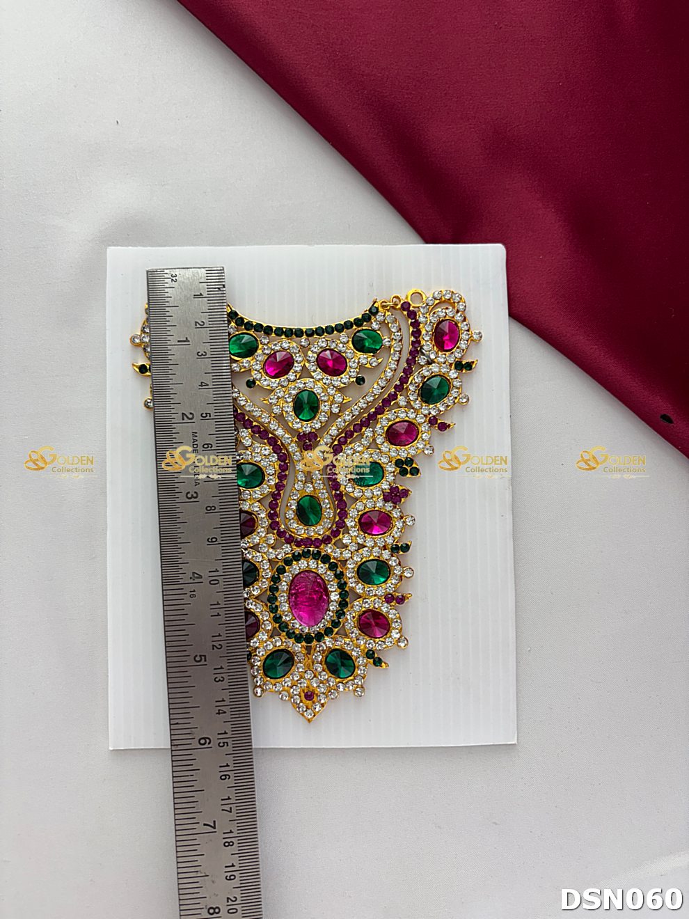Amman / Ammavaru 1 Step Stone Short Necklace DSN060 deity short necklace image 2