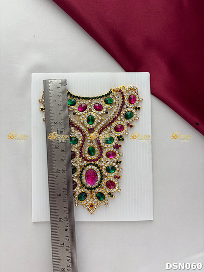 Amman / Ammavaru 1 Step Stone Short Necklace DSN060 deity short necklace image 2