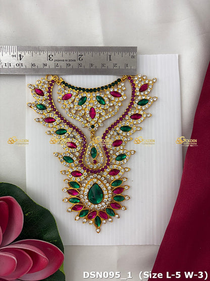 indian deity stone necklace limited edition dsn 095_2