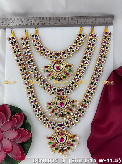 Indian God Jewellery Set Divine Majesty Goldencollections_3