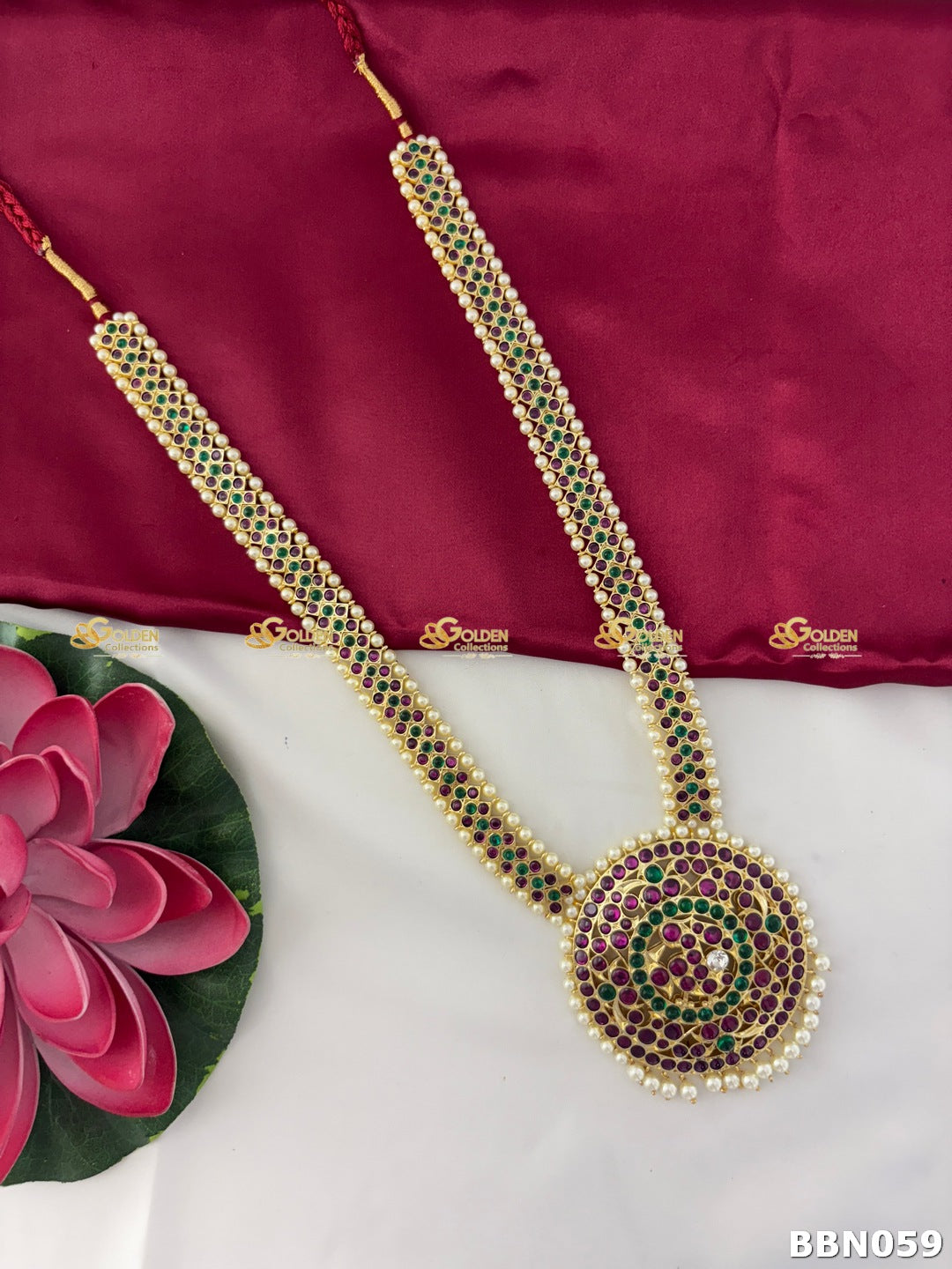 Kemp Arangetram Long Haram | Temple Jewellery Necklace