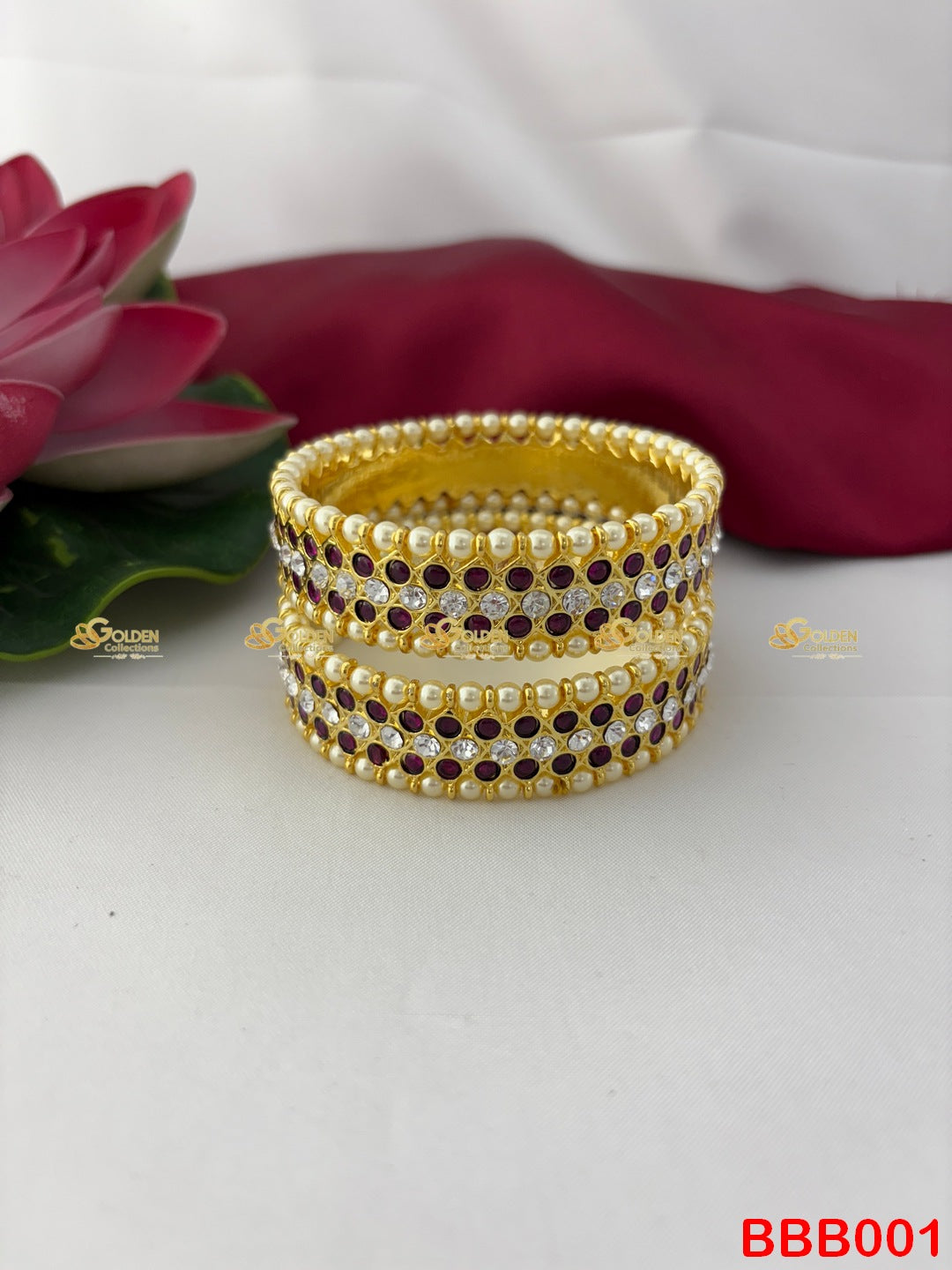 Kemp Bangles Temple Jewellery for Bharatanatyam Arangetram