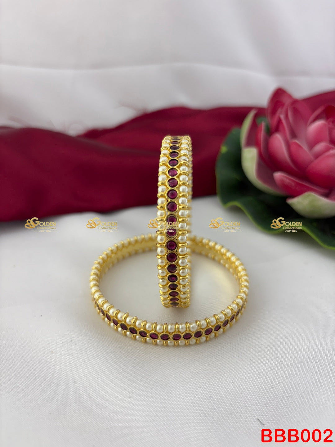 Kemp Bangles Temple Jewellery for Bharatanatyam Arangetram GoldenCollections BBB002