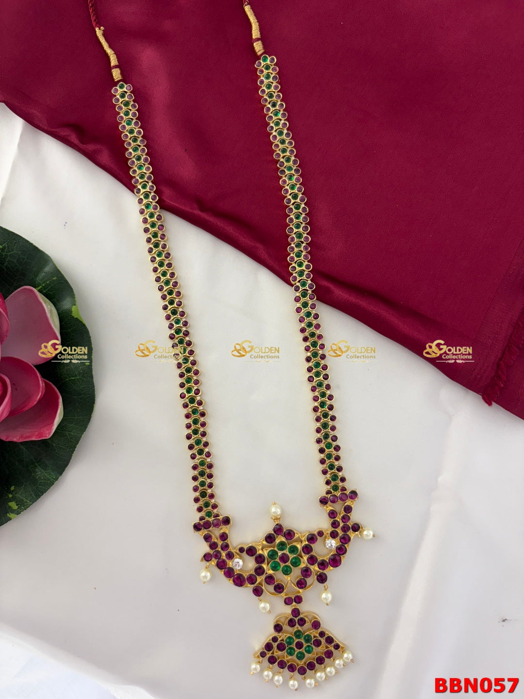 Traditional South Indian Temple Jewellery Haram for Arangetram